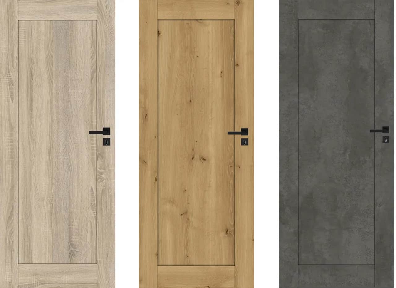 Drzwi 80 z ościeżnicą regulowaną: Idealny otwór (88x206 cm)