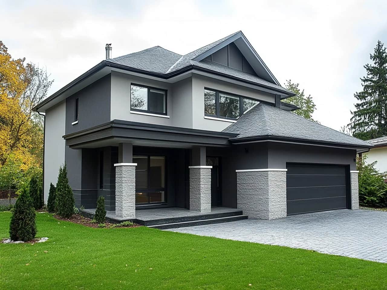 Kolor tynku: trendy 2025/26, dobór do dachu i 5 błędów do uniknięcia